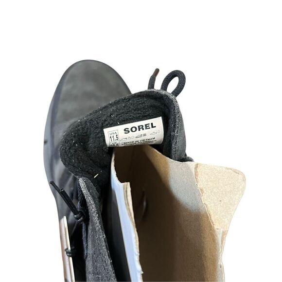 Sorel Men's 11.5 Explorer Next Waterproof Boots Black/Jet New - Picture 6 of 7